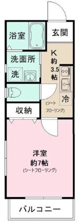 NS GATE鎌倉材木座の物件間取画像